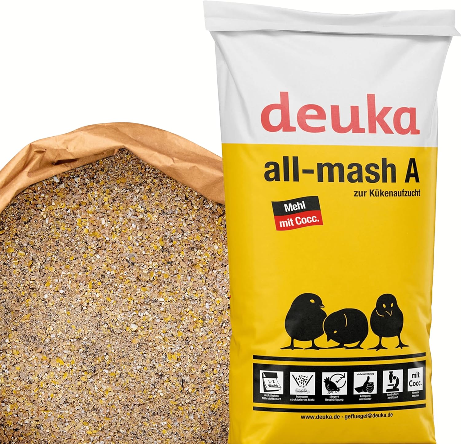 TOP Futtermittel All-mash A Mehl mit Cocc 25 kg